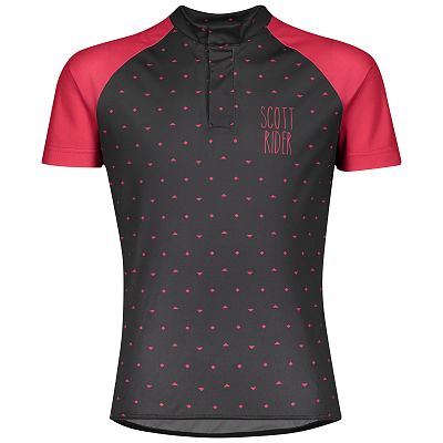 Превью  Велоджерси с коротким рукавом SCOTT RC Team Junior Dark Grey/Lollipop Pink